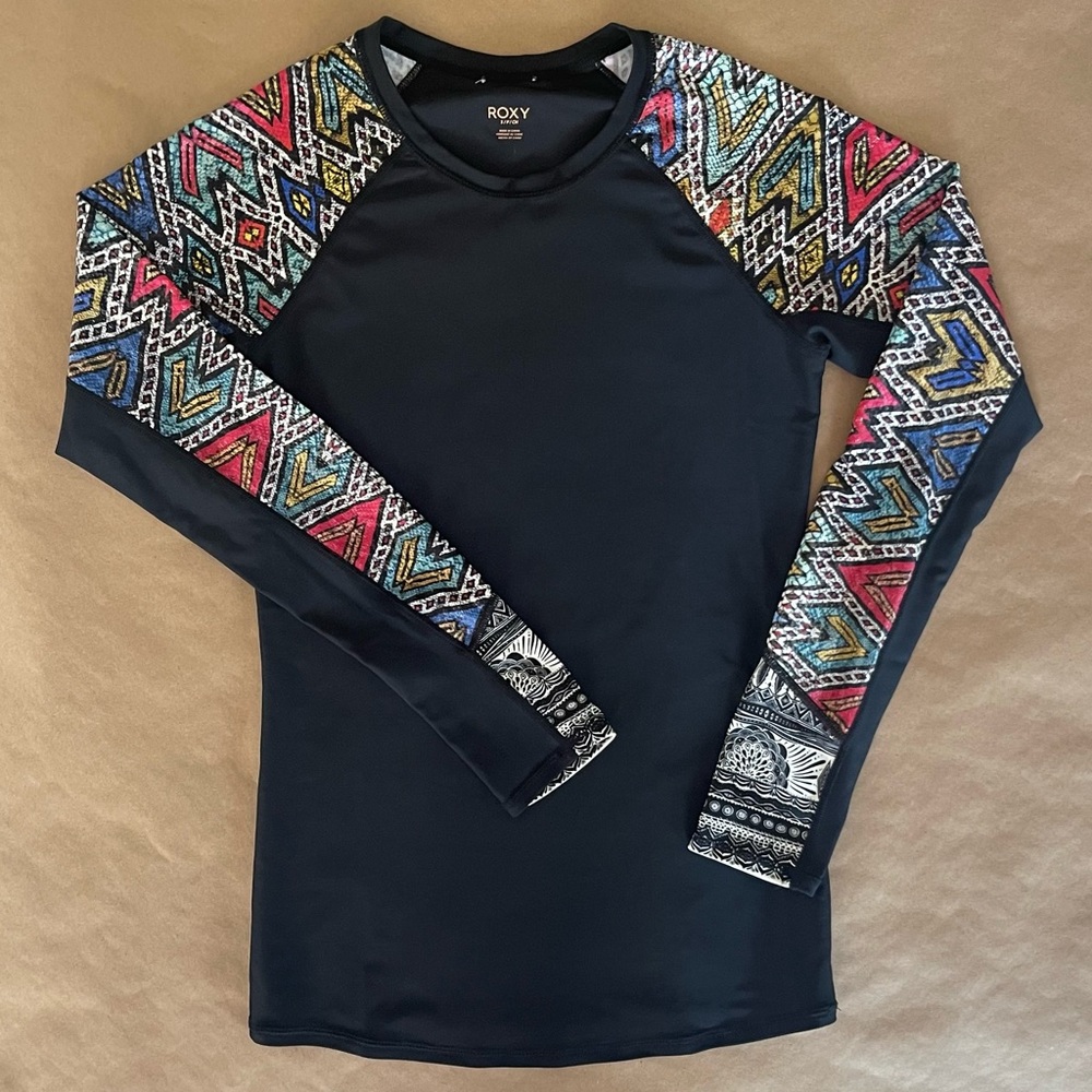 Roxy Women's Fitness Long Sleeve Lycra RashGuard